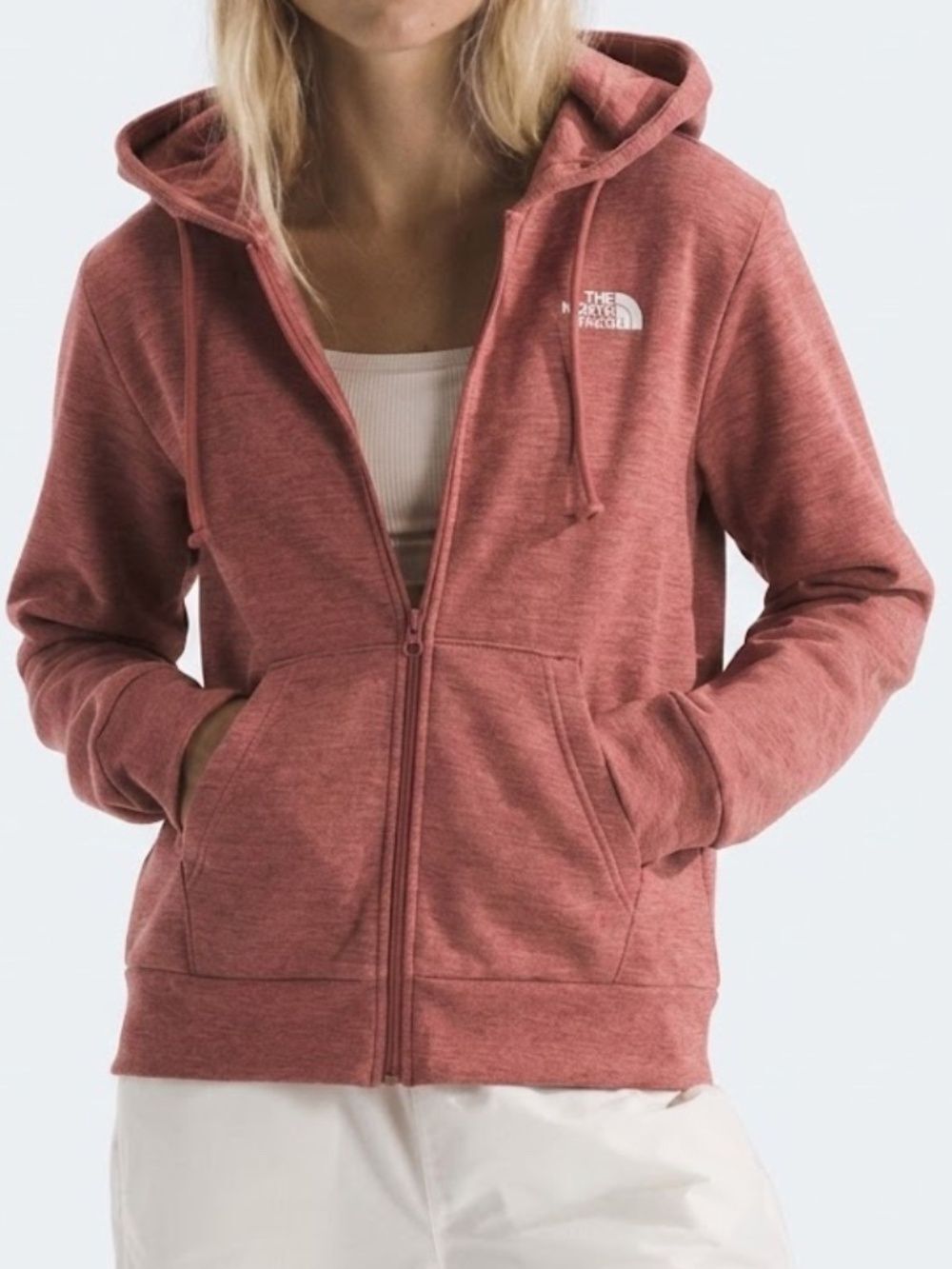 🆕 The North Face Women's Evolution Full-Zip Hoodie - Light Mahogany -size XXL